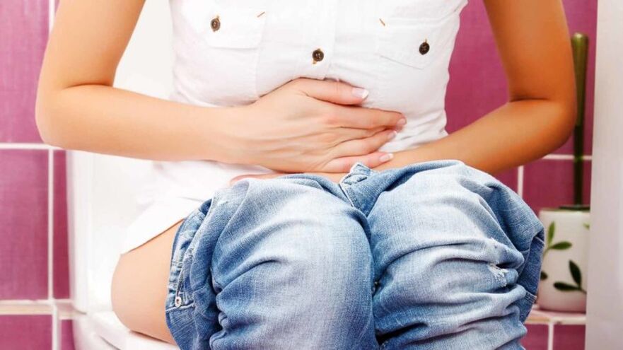 intestinal disorder in case of rejection of smoking