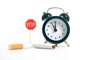 Quitting smoking abruptly