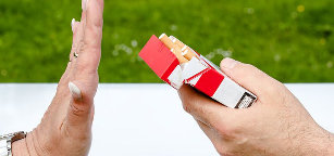 To give up smoking