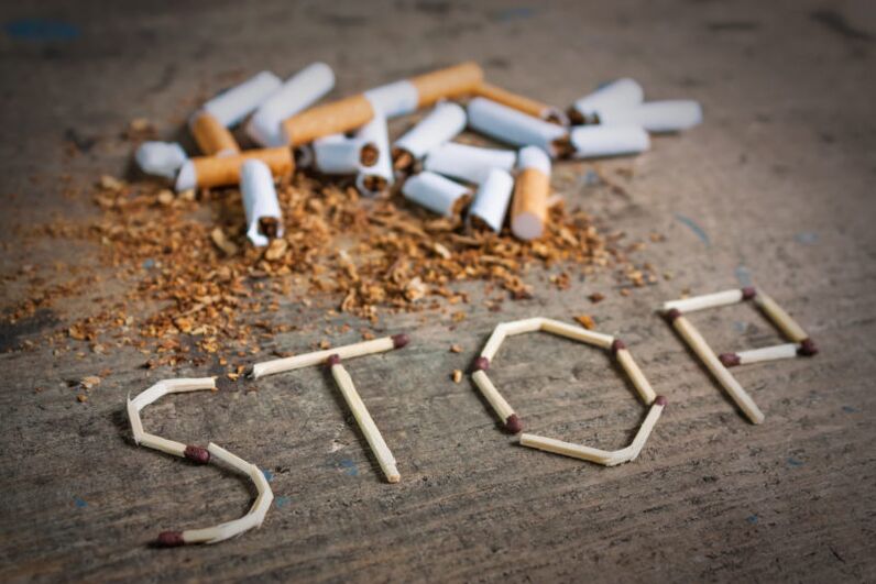 cigarettes and giving up